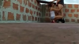 Delhi school girl fuck by padosi on terrace