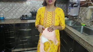 Indian Delhi Girlfriend With Boyfriend in Kitchen Fucking Pussy